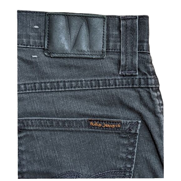 Nudie Jeans Co Men's Charcoal Grey Skinny Jeans Size 30x34 - Picture 7 of 10